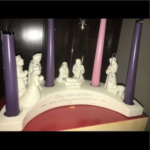 Hallmark O Come Emmanuel Advent Candle Holder
